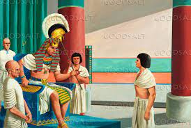 The Biblical story of the young Israeli, Joseph who came into Egypt as a slave and ended up being no. 2 citizen in Egypt after interpreting Pharaoh's difficult dream