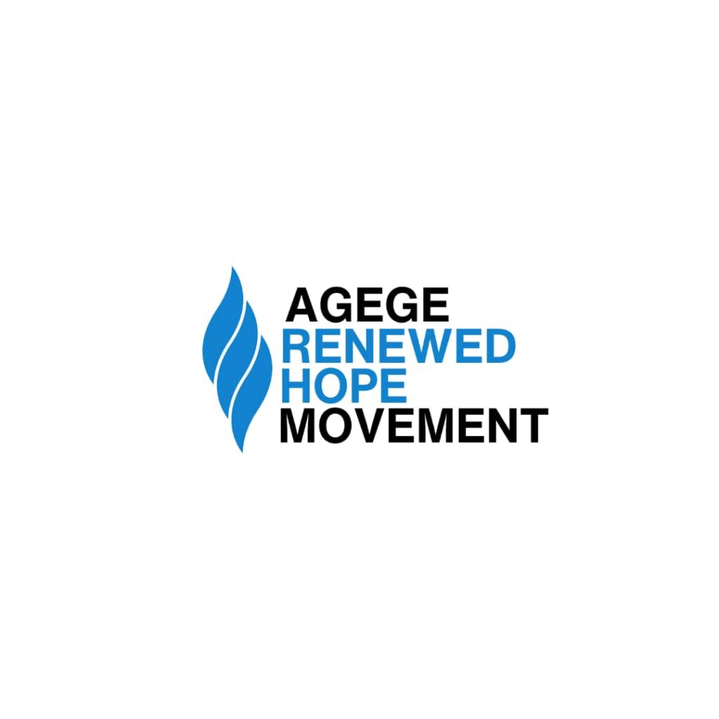 This is the official logo of AGEGE RENEWED HOPE MOVEMENT.